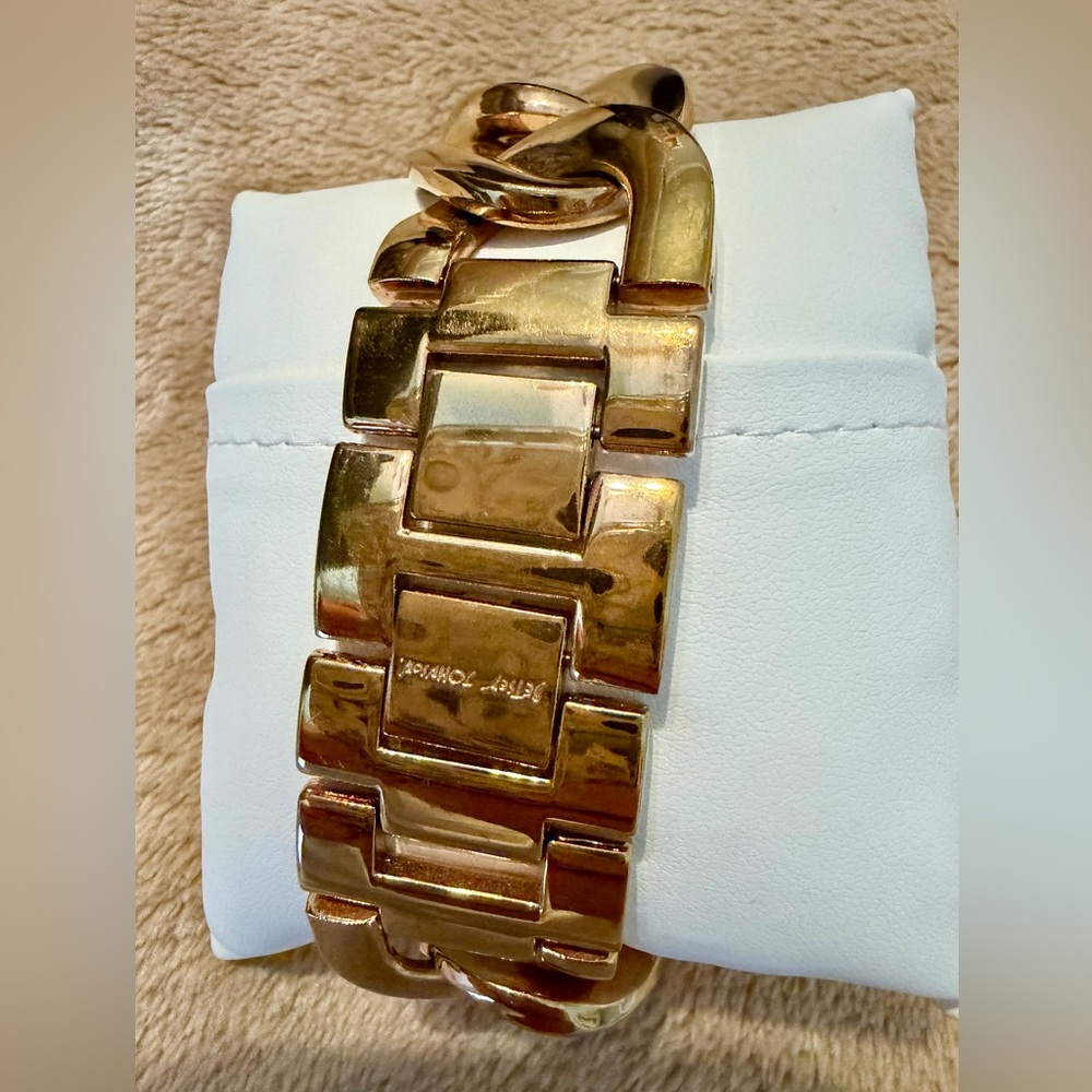 Betsey Johnson Multicolor Glitter Gold Watch - Picture 3 of 7